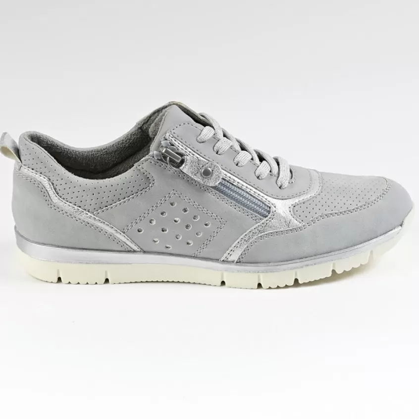 Chaussures Confort | RELIFE Baskets Femme Gris