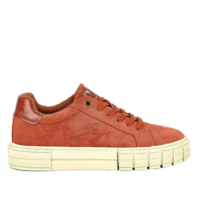 Baskets, Sneakers | STREET LIFE Baskets Femme Rouge Brique