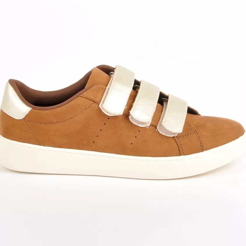 Baskets, Sneakers | STREET LIFE Baskets Femme Camel