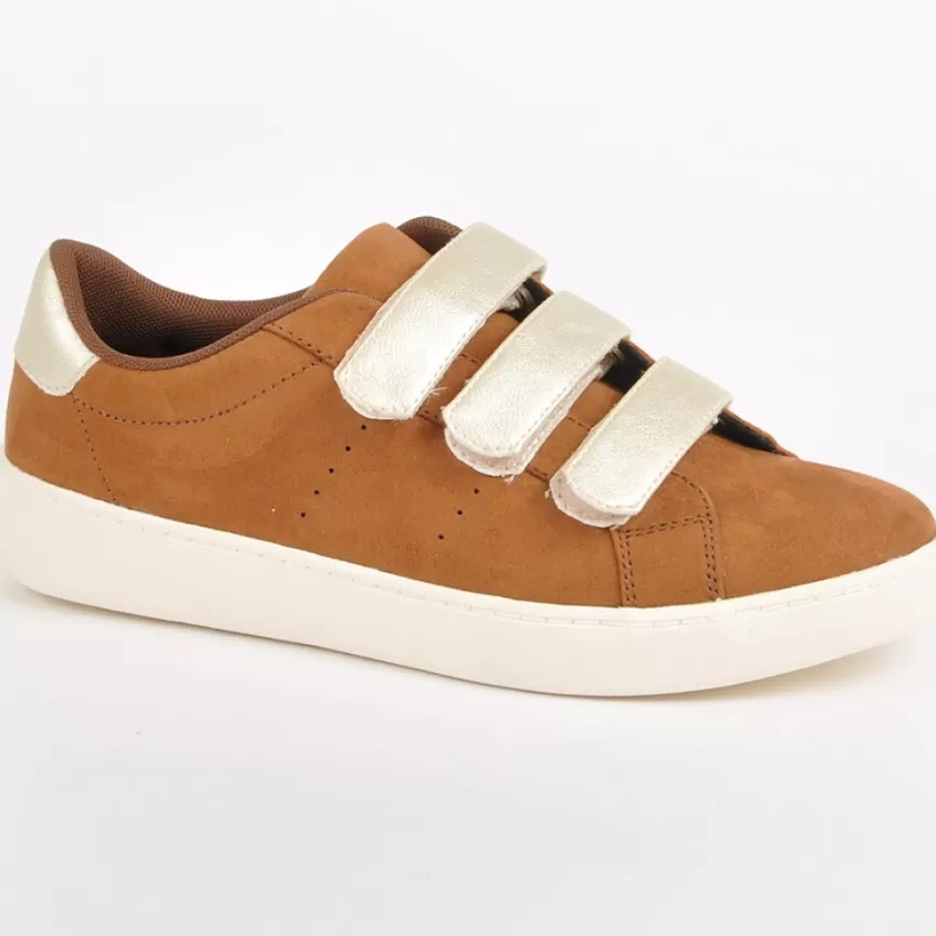 Baskets, Sneakers | STREET LIFE Baskets Femme Camel