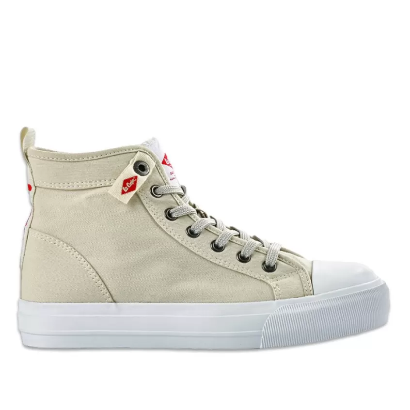 Baskets, Sneakers | LEE COOPER Baskets Montantes Femme Beige