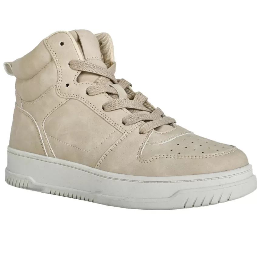 Baskets, Sneakers | STREET LIFE Baskets Montantes Femme Beige