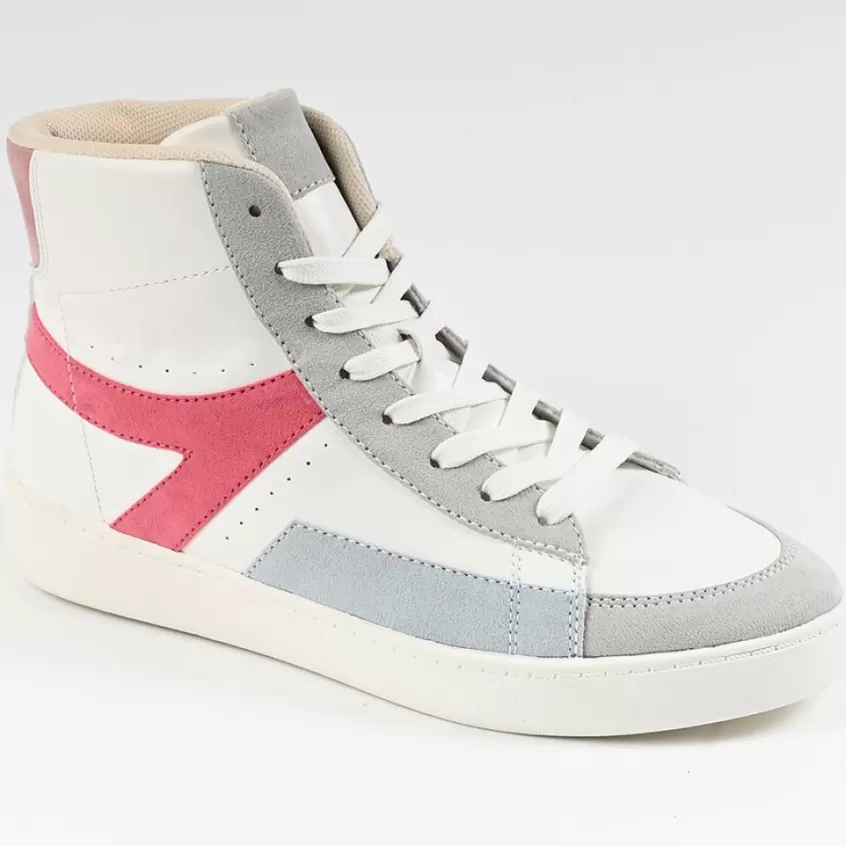 Baskets, Sneakers | STREET LIFE Baskets Montantes Femme Blanc