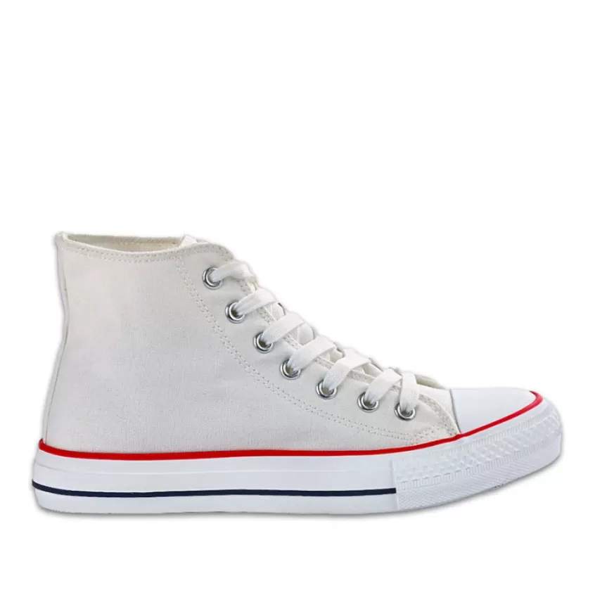 Baskets, Sneakers | STREET LIFE Baskets Montantes Femme Blanc