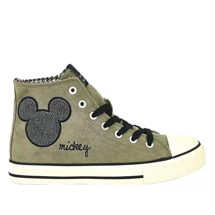 Baskets, Sneakers | MICKEY Baskets Montantes Femme Kaki