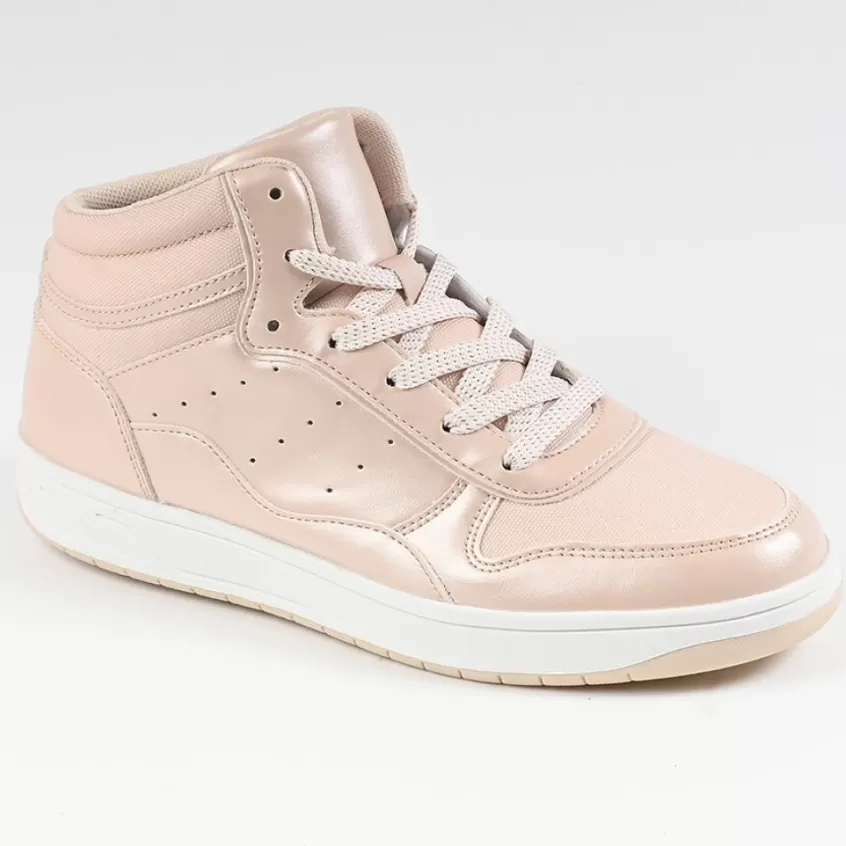 Baskets, Sneakers | STREET LIFE Baskets Montantes Femme Rose