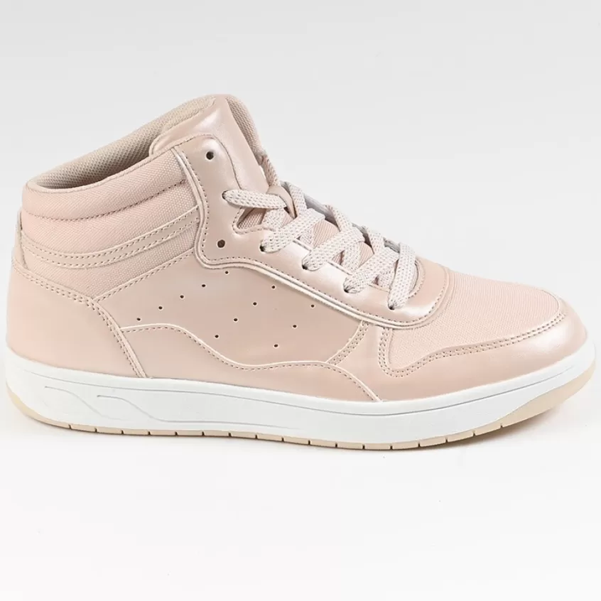 Baskets, Sneakers | STREET LIFE Baskets Montantes Femme Rose