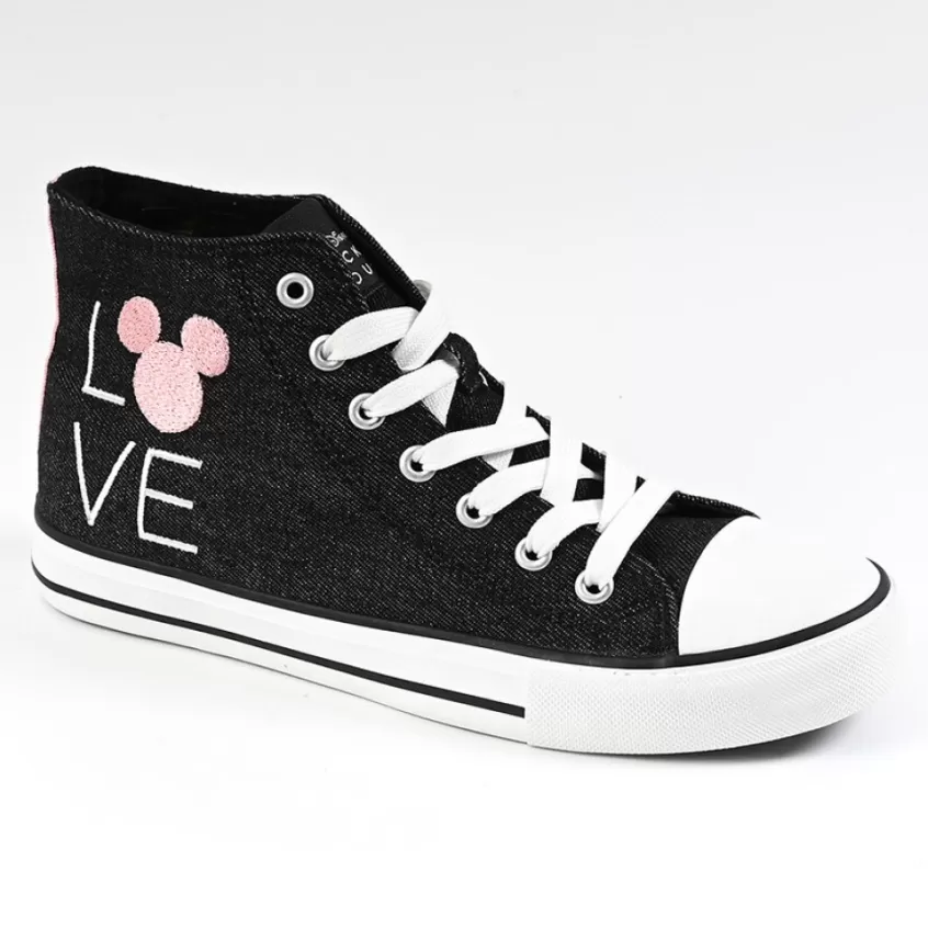 Baskets, Sneakers | MICKEY Baskets Montantes Femme Noir