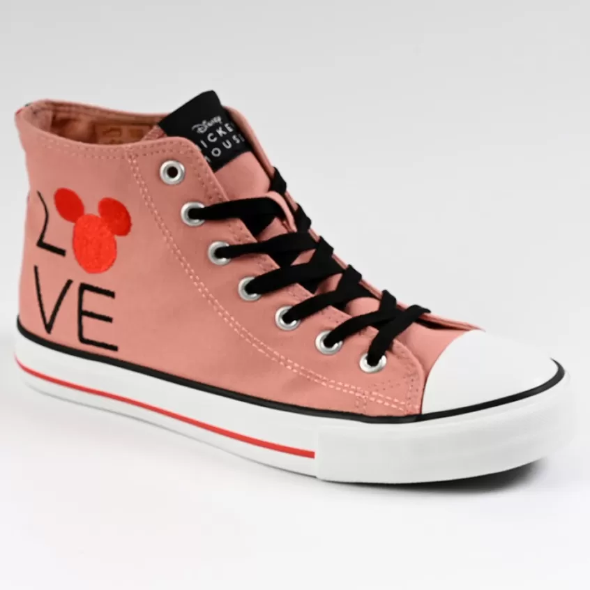 Baskets, Sneakers | MICKEY Baskets Montantes Femme Rose