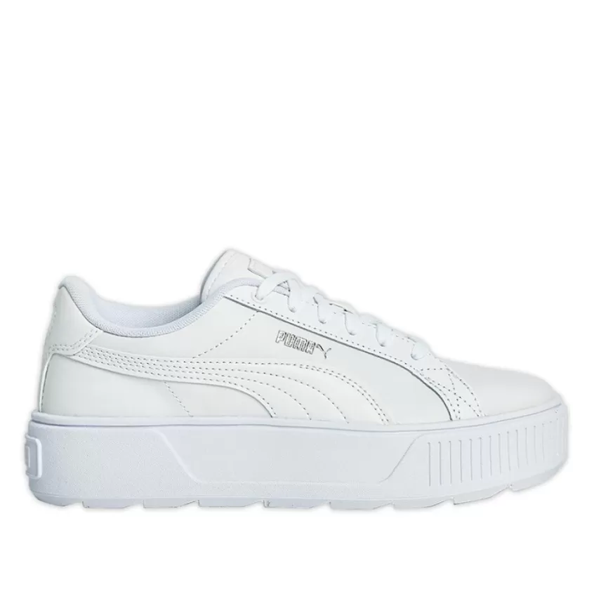 Baskets, Sneakers | PUMA Baskets Plateforme Femme Blanc Karmen L