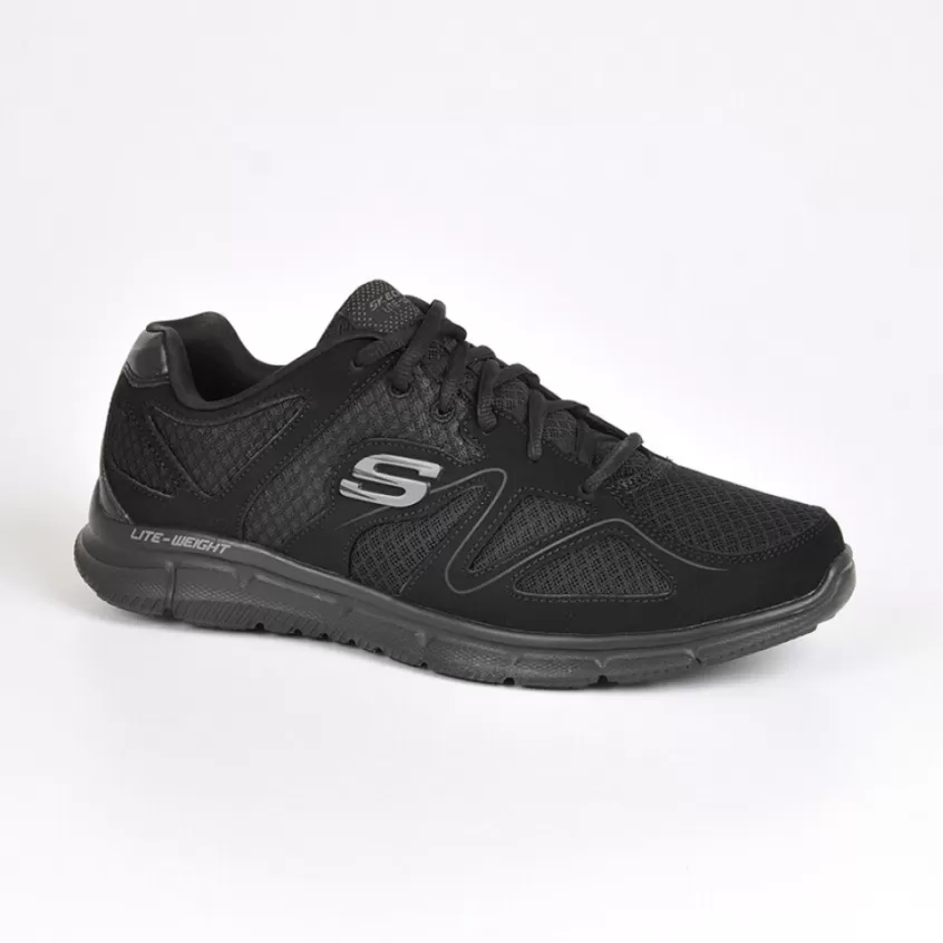 Baskets, Sneakers | SKECHERS Baskets Satisfaction Flash Point Noir