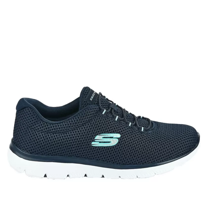 Baskets, Sneakers | SKECHERS Baskets Sneakers Femme Bleu Marine Summits Quick Lapse