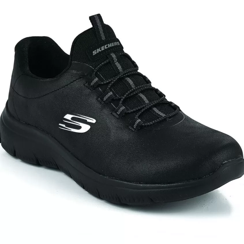 Baskets, Sneakers | SKECHERS Baskets Sneakers Femme Noir Summits-Itz Bazik