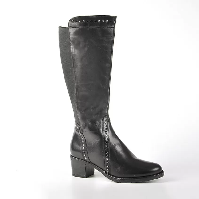 Bottes, Cuissardes | TIPO ALTO Bottes A Talons Avec Elastiques Noir