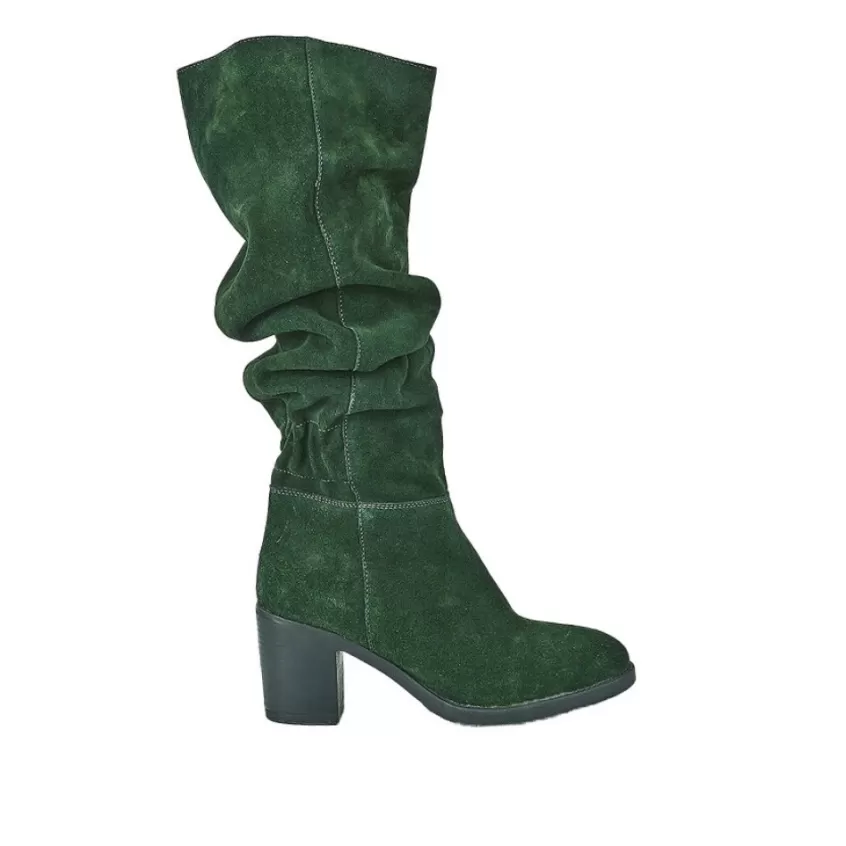 Bottes, Cuissardes | TIPO ALTO Bottes A Talons Femme Vert