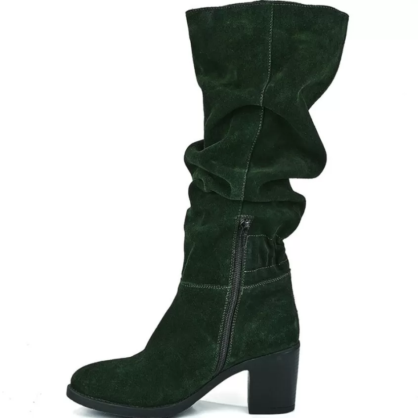 Bottes, Cuissardes | TIPO ALTO Bottes A Talons Femme Vert