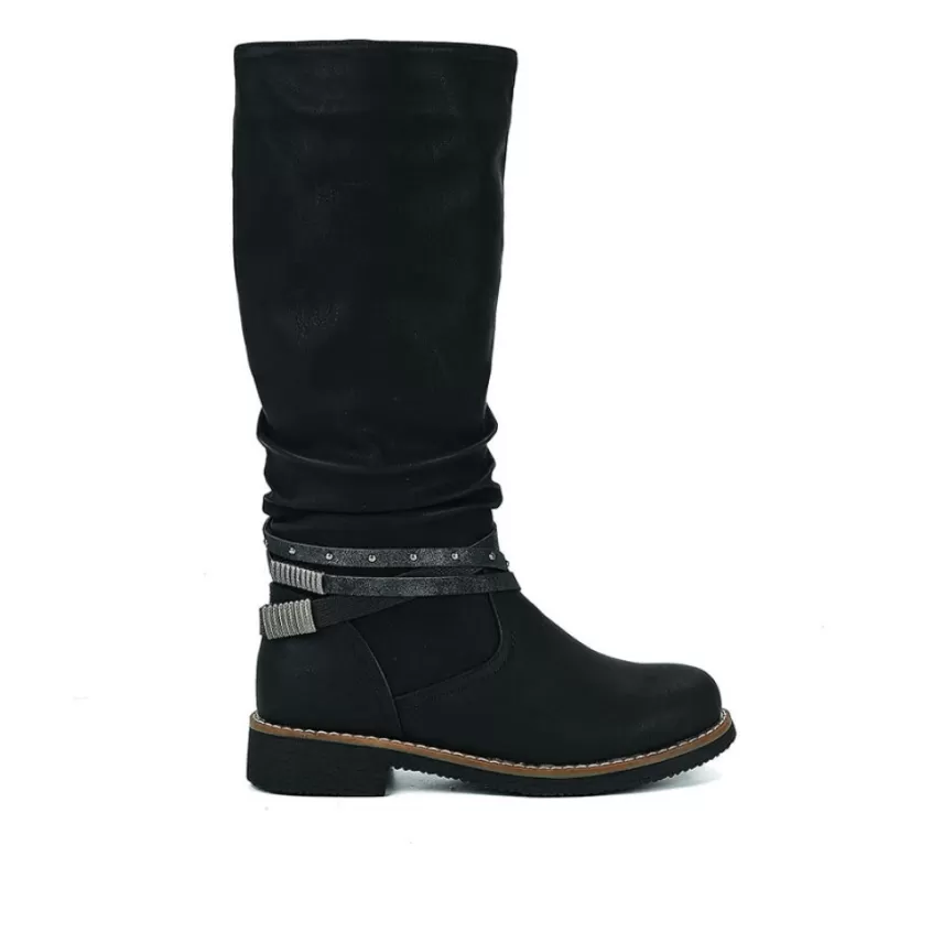 Bottes, Cuissardes | VICE VERSA Bottes Plates Femme Noir