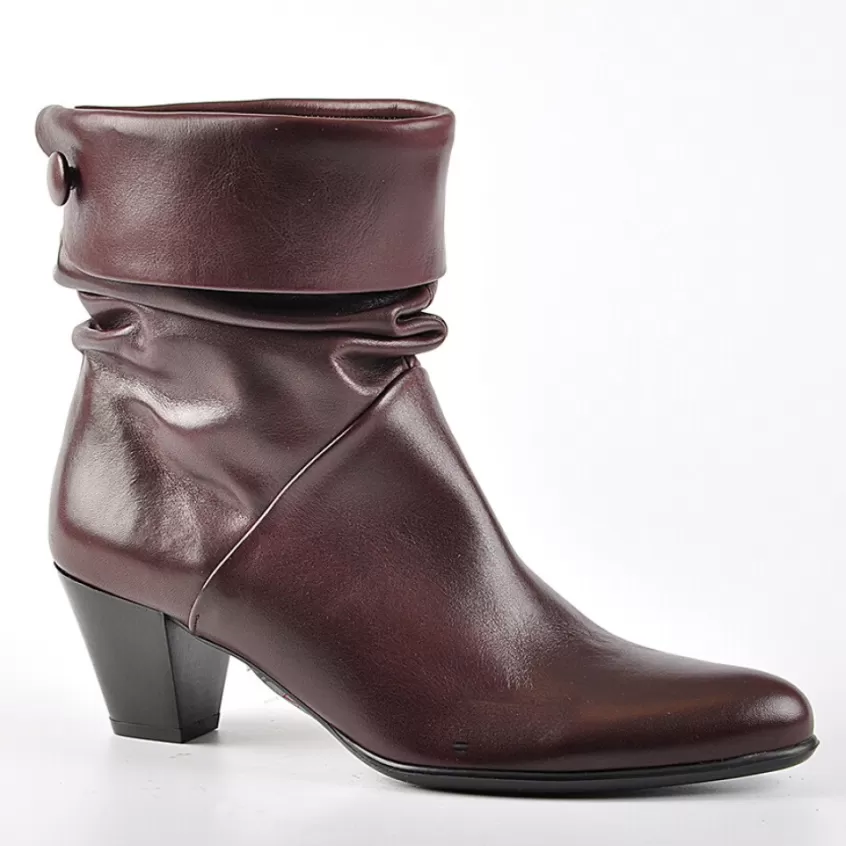 Boots, Bottines | DONNA CLUB Bottines A Talons Bordeaux