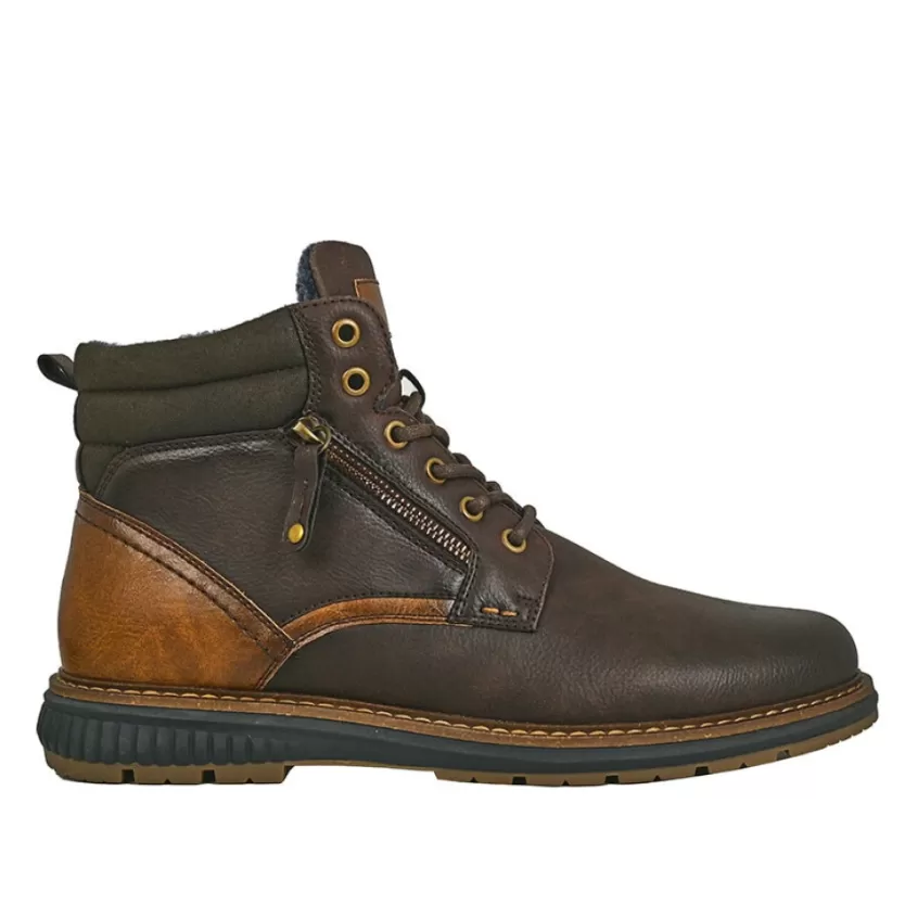 Boots, Bottines | OUTSHOES Bottines Bi-Matieres Marron