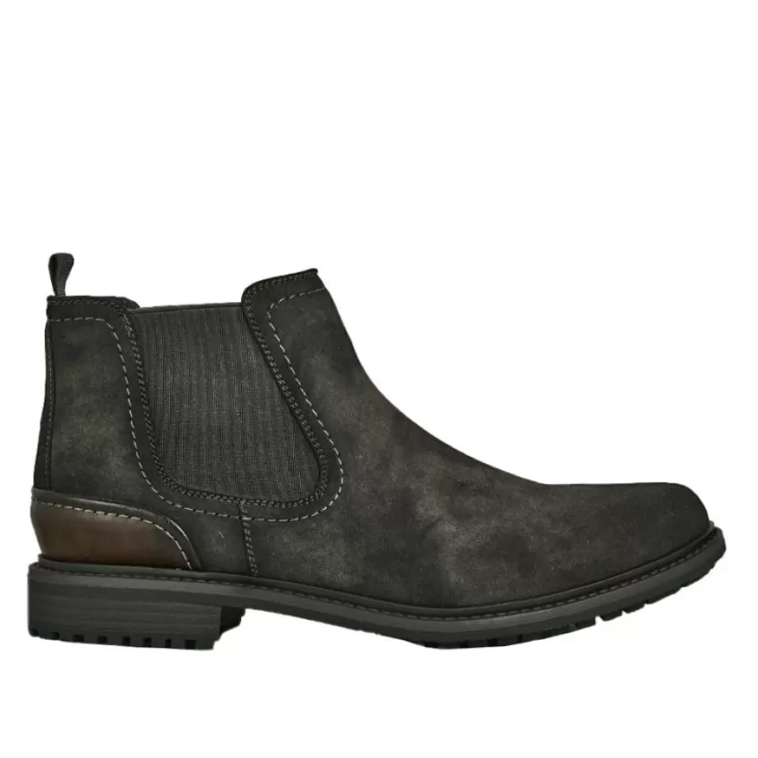 Boots, Bottines | FORTUNATO Bottines Chelsea Homme Noir Semelle Crantee