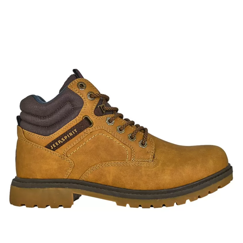 Boots, Bottines | JEEP Bottines Homme Camel A Lacets Schott