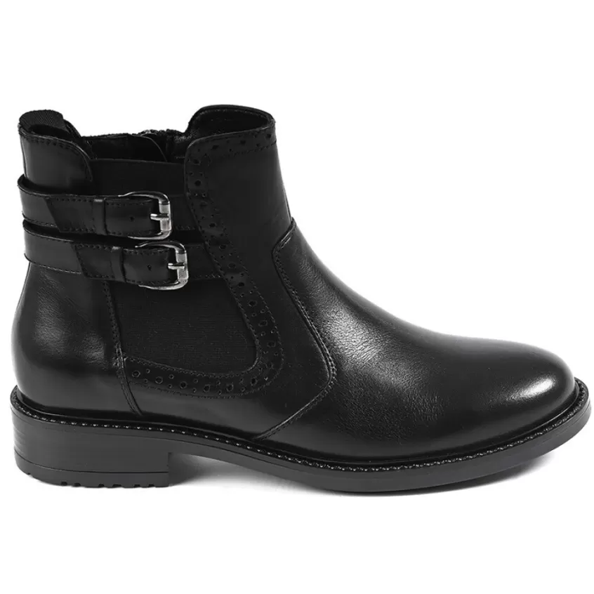 Boots, Bottines | TIPO ALTO Bottines Plates Avec Boucles Metalliques Noir