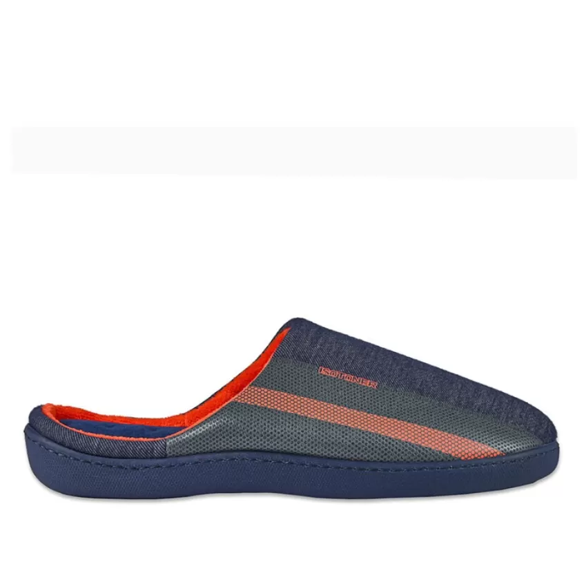 Chaussons | ISOTONER Chaussons Homme Bleu Jean