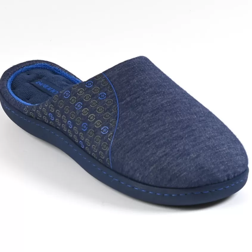 Chaussons | ISOTONER Chaussons Homme Bleu Jean