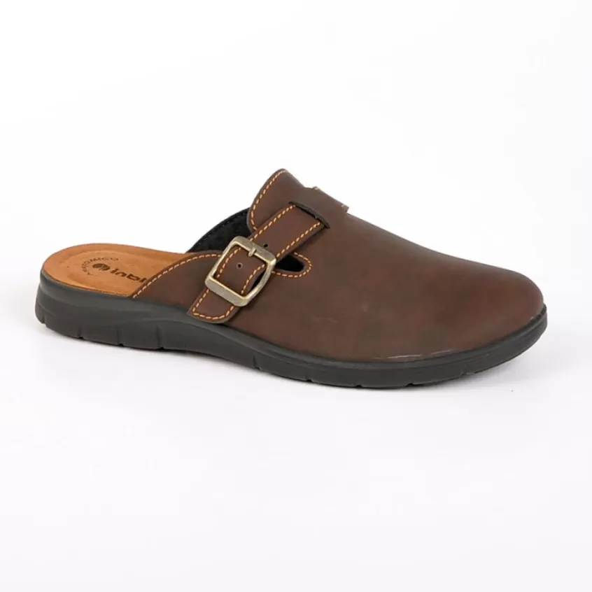 Chaussons | INBLU Chaussons Homme Semelles Souples Marron