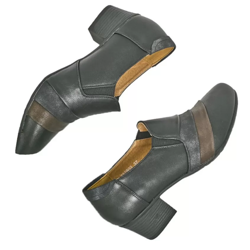 Chaussures Confort | LADY CONFORT Chaussures Confort Femme Noir A Talon