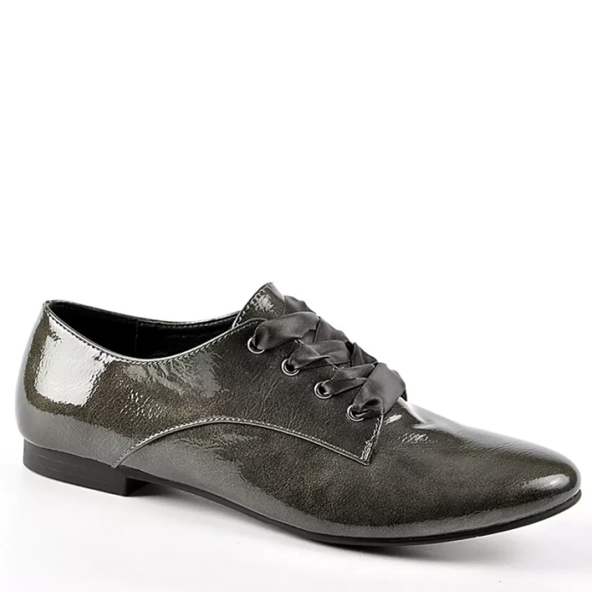 Derbies | ANA LUNA Derbies Avec Lacets Ruban Gris