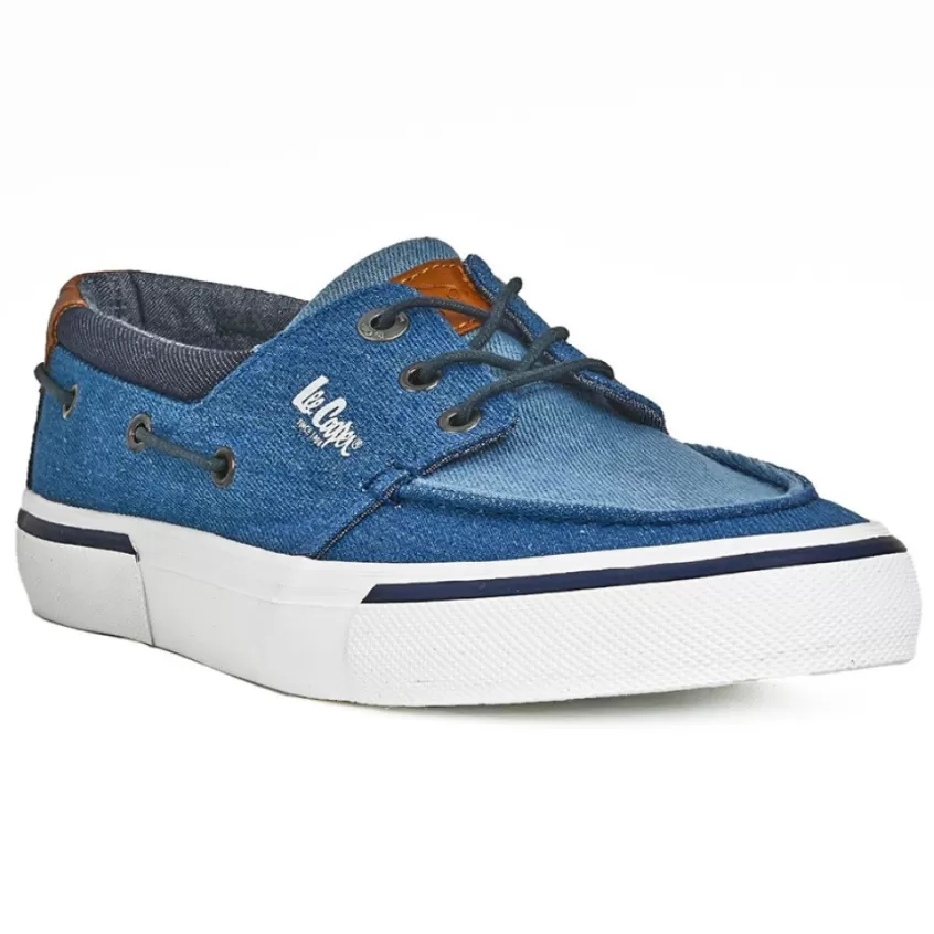 Mocassins, Chaussures Bateaux | LEE COOPER Derbies Homme Bleu Jean