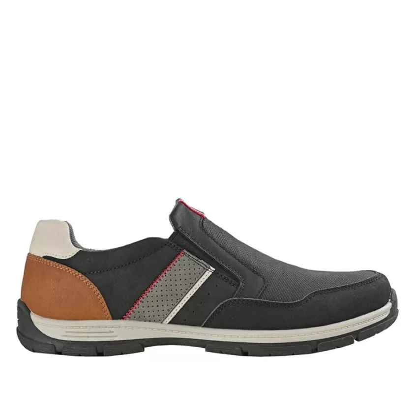 Mocassins, Chaussures Bateaux | STREET LIFE Derbies Homme Noir Sans Lacets