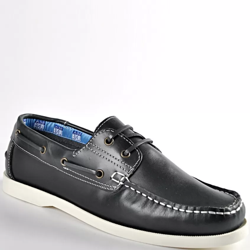 Mocassins, Chaussures Bateaux | SEALINE Derbies Style Bateau Bleu Marine