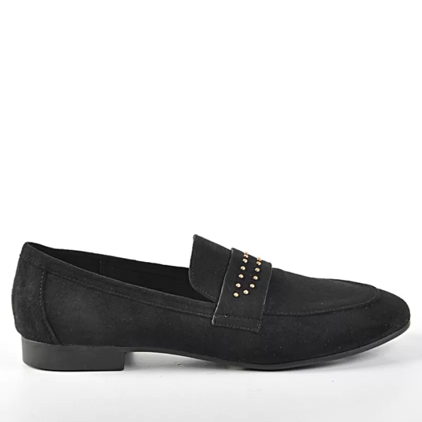 Mocassins | ANA LUNA Mocassins Avec Petits Clous Noir