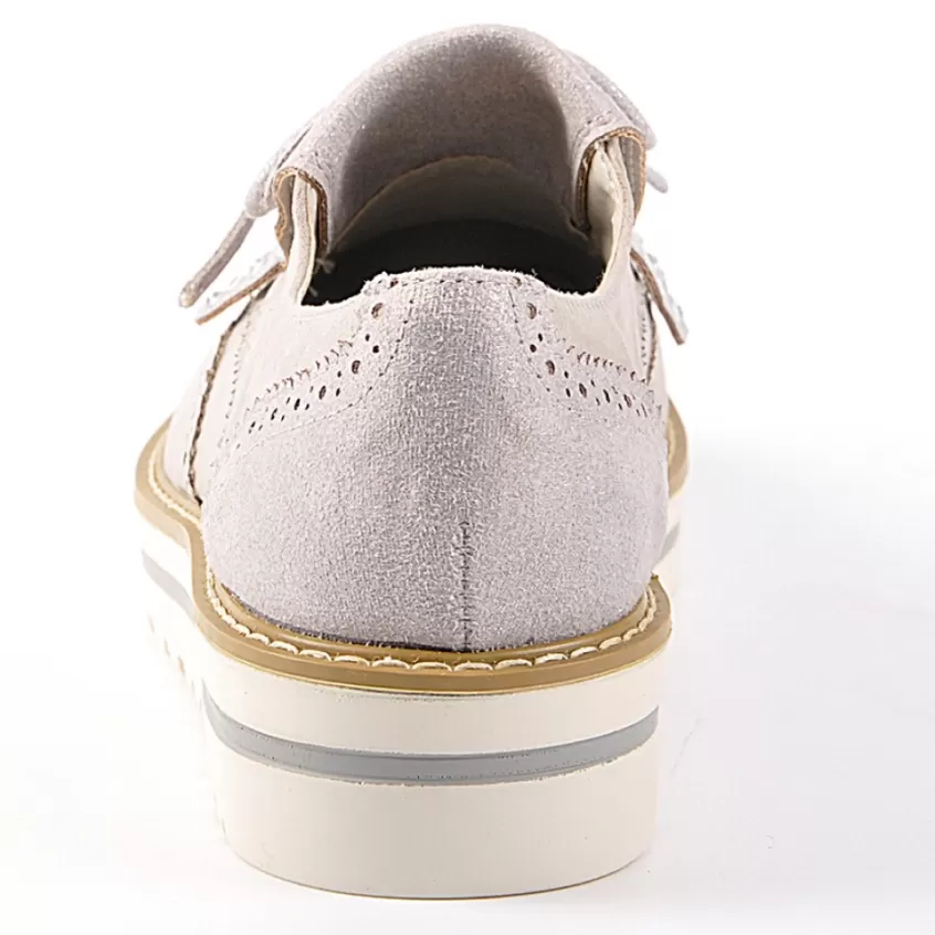 Mocassins | ANA LUNA Mocassins Femme Avec Franges Gris