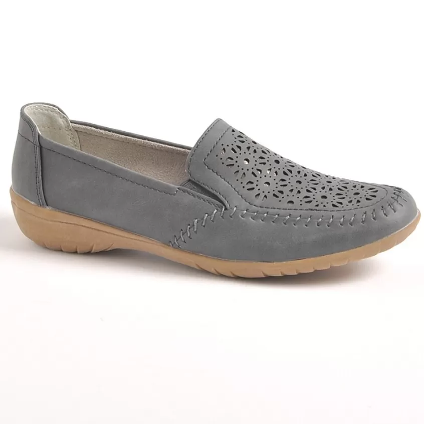 Chaussures Confort | SCALINA Mocassins Pour Femme Bleu Marine