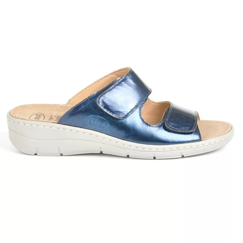 Chaussures Confort | SCHOLL Mules Compensees Femme Confort Bleu Marine