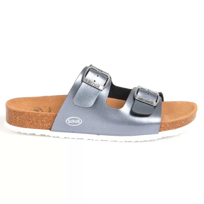 Chaussures Confort | SCHOLL Mules Femme Semelles Anatomiques Gris