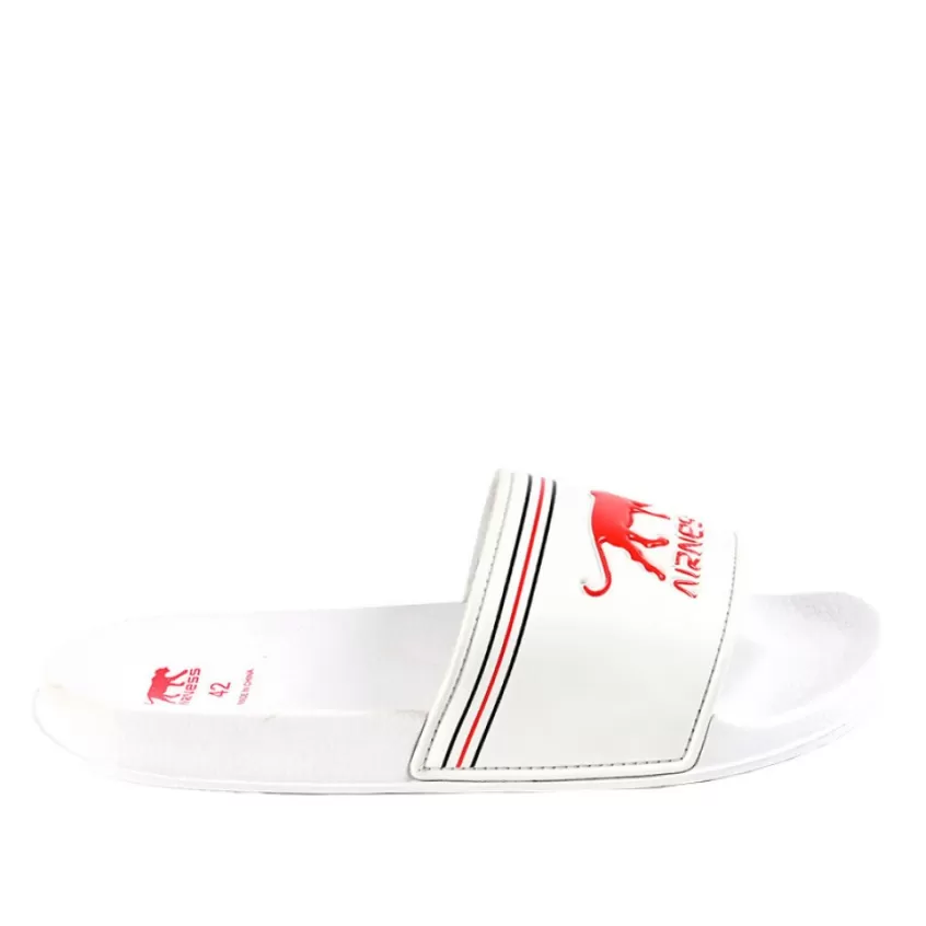 Mules, Tongs | AIRNESS Mules Homme Blanc